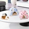 Soft Guinea Pig Warm House Flower Print Hamster Nest Bed  for Golden Bear Bird Rat