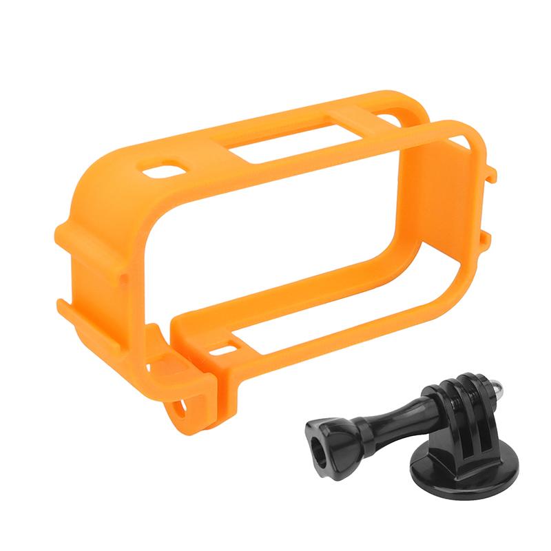 Camera Expansion Frame for Insta360 X6 Protective Cage with Cold Shoe Mount Horizontal Vertical Shooting Vlog Bracket Accessory
