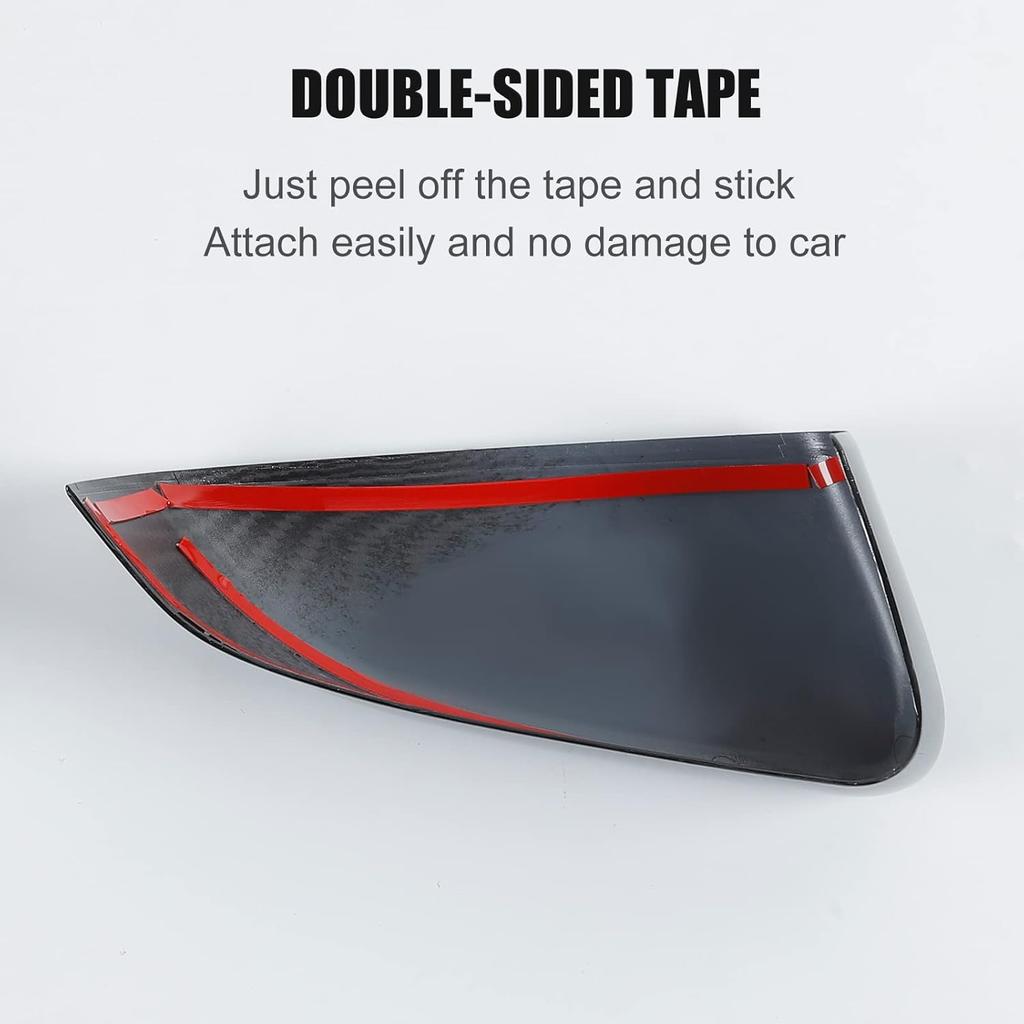RT-TCZ Carbon Fiber Rearview Side Mirror Decoration Trim Cover Accessories for Ford Mustang 2009 2010 2011 2012 2013