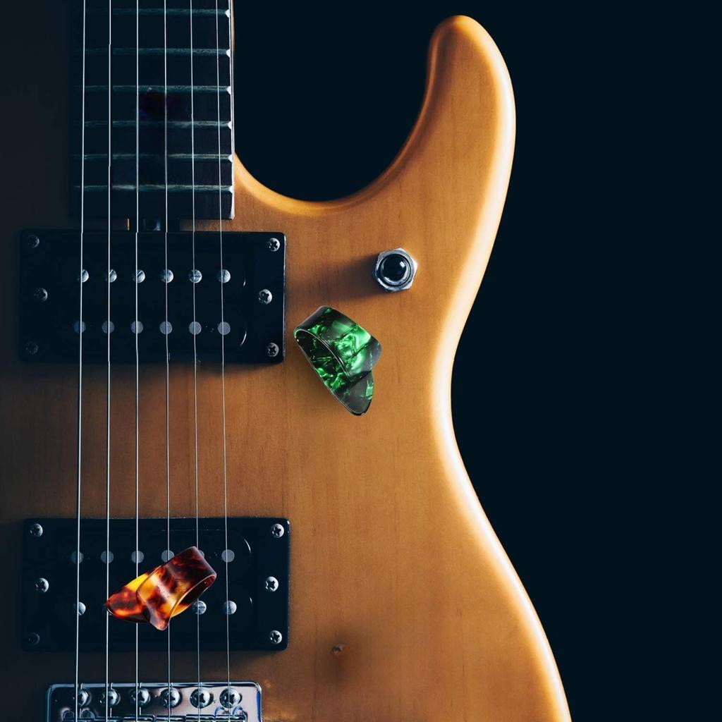 Guitar Thumb Picks & Finger Picks,Colors Celluloid Flat Thumbpicks /Guitar Replacement Instrument Playing Accessories