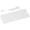 Sanwa Supply Wired USB Slim Keyboard No Numeric Keypad Pantograph 85 Keys Japanese 109A Layout White SKB-SL18WN