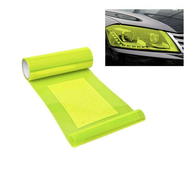 Car Headlight Tint Film Self Adhesive Vinyl Wrap Auto Light Sticker Waterproof 30x100cm Multiple Colors for Motorcycle Car