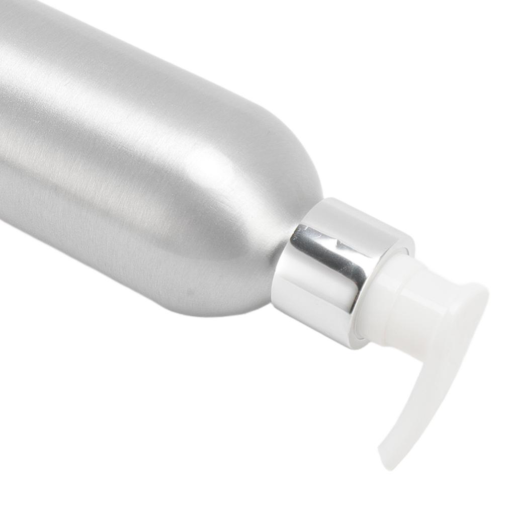 Aluminium Soap Dispenser Heat Resistant Reusable Hand Lotion Bottle Shower Dish Dispenser for Lotion Shampoo Massage Oil