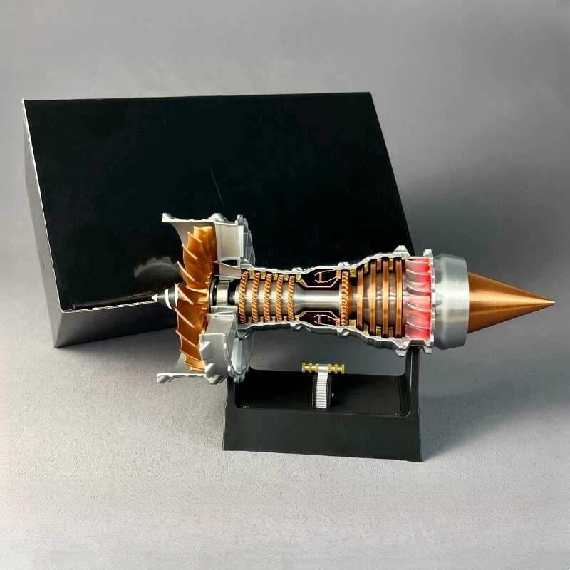 TR900 Motore Turbofan Aeronautico Modello di Aeroplano Kit Motore per Aeroplano Modello di Motore Turbojet Regalo per Adulti Giocattolo Educativo di Scienza Meccanica