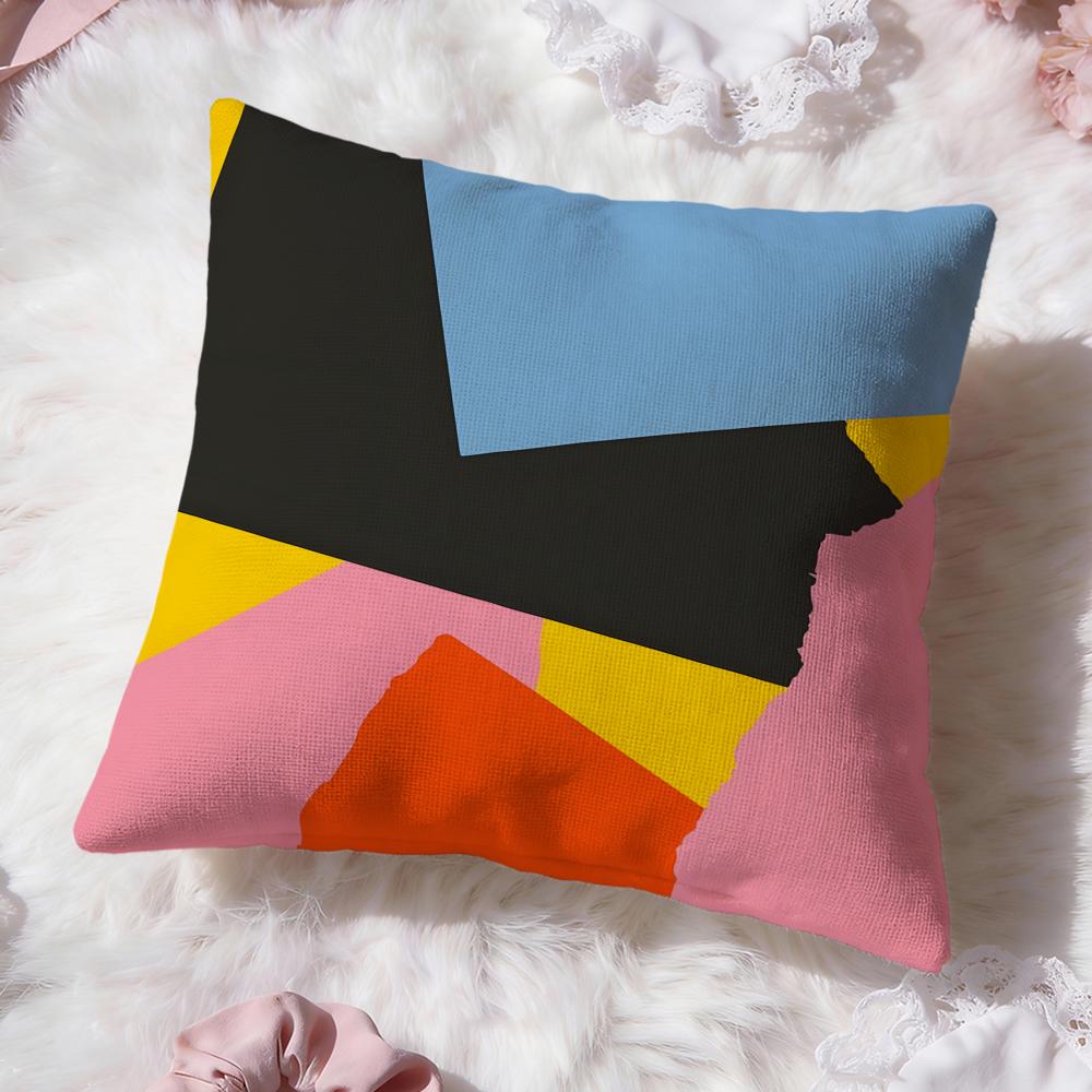Artistic Background Patterns Cushion Cover Premium Comfort Reversible Pillow Cove Two In One Design for Any Room Car Interior