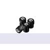 Creative Cool Design Paw Pet Animal Paw Footprints Emblém Auto Pneumatika Víčko ventilku Pneumatika Prach Cap Dekor Pro univerzální styling auta 4ks
