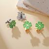 My Shape Cufflinky z czterolistną koniczyną ze stali nierdzewnej Węzeł celtycki Spinki do mankietów Koszula Akcesoria do garnituru Weselnego Amulet Biżuteria