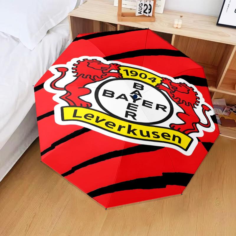 1PC Bayer Football Club Printed Umbrella Folding Umbrella, Automatic Umbrella 8-Frame for Travel, Camping Fan Gifts Christmas Gifts