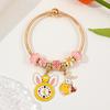 Alice In Wonderland Childrens Bracelet With Zinc Alloy Charm For Travel Gift
