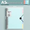 Comfort Grip Thick Ring Binder Notebook, B5/A4 Loose-Leaf Refill, Ideal for Junior High Students