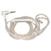 Kopfhörer-Upgrade-Kabel 8-adrig versilbert MMCX Ersatz-Kopfhörerkabel mit Mikrofon für SE846 SE535 SE215 SE315 SE425