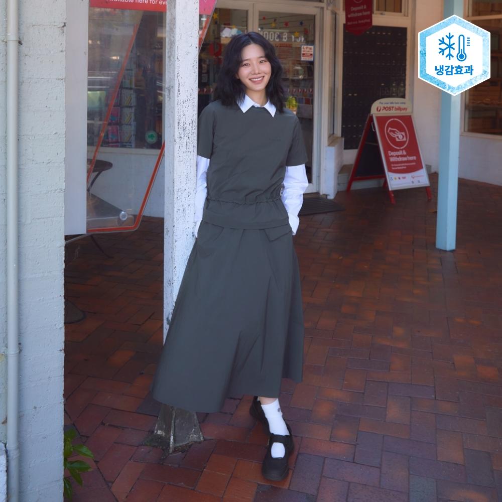 [Snowpeak] Route Flare Long Skirt Charcoal (S26MWRSK61) 70(S)