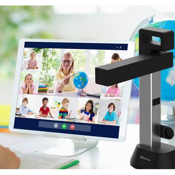 Scanner de documents professionnel polyvalent Iriscan Desk 6 - PDF/DOC/XLS/JPG - OCR 138 langues - 1P/seconde - jusqu'à format A4/Le