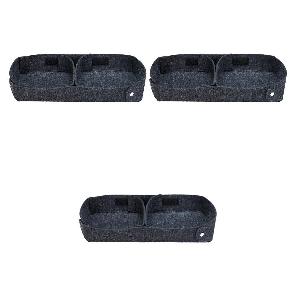 5-1PCS Partition Toolbox Liner Felt Toolbox Insert Organizer Anti-Slip Soft Felt Toolbox Inner Divider for Y350 Iron Tool Box