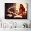 5D Diamond Painting Girl and Magic Handicraft DIY Diamond Embroidery Kit City Street Landscape Art Rhinestone Mosaic Home Decor