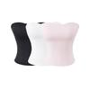 Women's Bandeau Top with Built-In Chest Pads: Supportive, Waist-Cinching, Shaping, Double-Layer, High-Elasticity, Body-Hugging Inner Vest