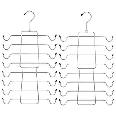 2025+ BH-Organizer, 2er-Pack Trägertop-Kleiderbügel für Schrank, Schwenkhaken, Faltbares Design, Platzsparender Kleiderbügel, Metall-BH-Halter zum Aufhängen