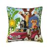 Krtek Little Maulwurf Kreslený Povlak na Polštář Měkký Potah Polštáře Dekor Potah Polštáře na Gauč Domov Drop Shipping 45*45cm