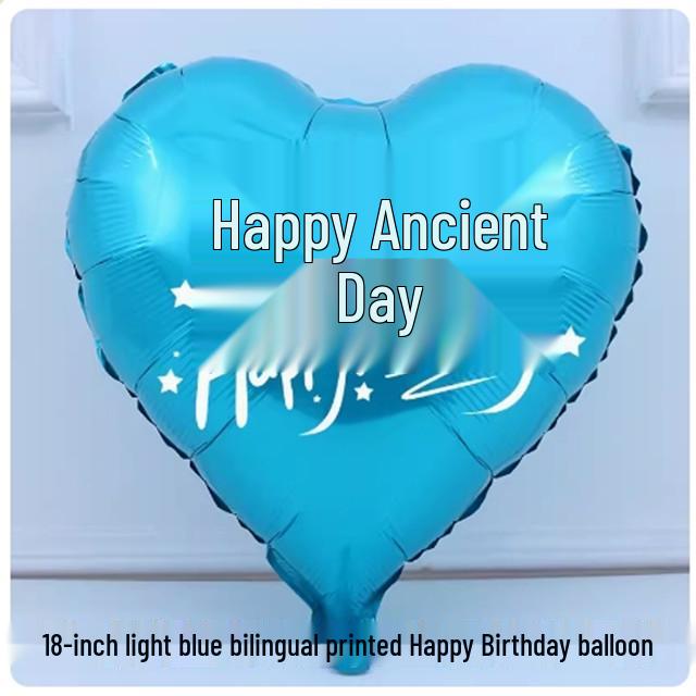 18 Heart-Shaped Celebrity Birthday Balloon for Party Decor