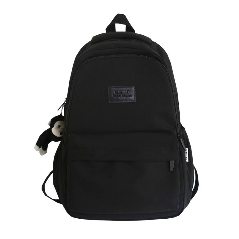 Women's 2025 Korean Style Casual Backpack - Large Capacity School Bag for Girls
