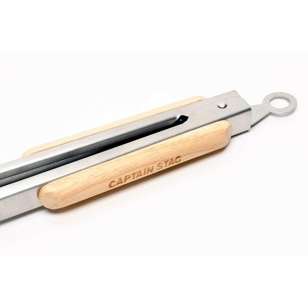 Captain Stag Captain Stag Ug 3286 [cs Bbq Wood Grip Charcoal Scissors 35cm]