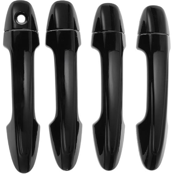 

Motoforti Car Door Handle Cover Trim, Side Door Handle Cover, for Toyota RAV4 2013-2018, ABS Carbon Fiber Black 1 Set чёрный