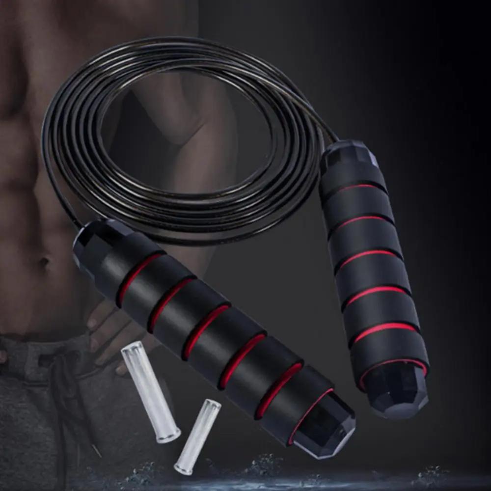 Adjustable Skipping Rope with Iron Bar, Rapid Speed, Tangle-Free, Gym Fitness, Home Exercise, Slim Body, 2.8m, Jump Ropes