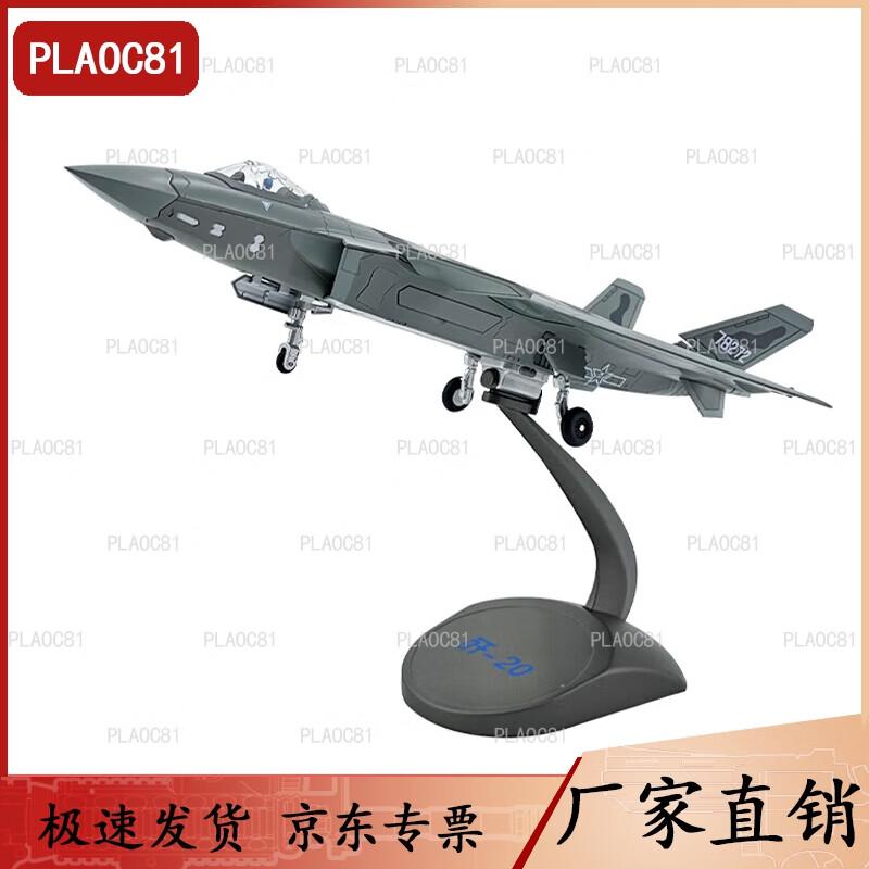 J-20 Stealth Fighter Jet Alloy Model 1:72 Scale