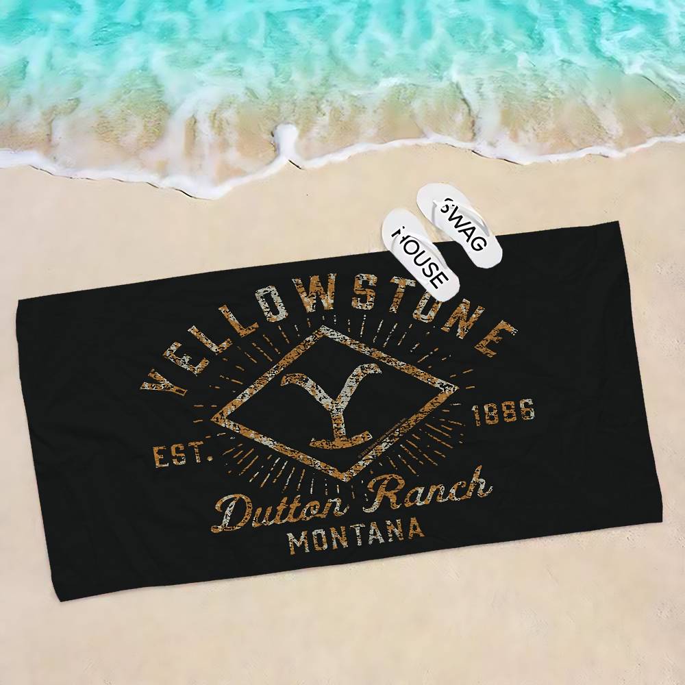 Yellowstone Microfiber Beach Towel Absorbent Quick dry Soft Yoga Swimming Resort Mountain Climbing Towel