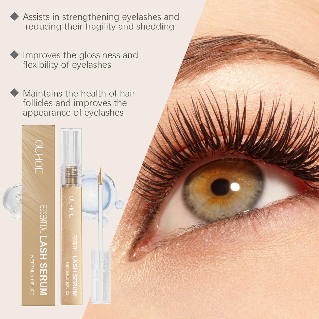 Wimpernwachstums-Serum Nährende Wimpern Augenbrauen-Verstärker Natürlicher Fülle-Booster Längere Dickere Verlängernde Charmante Augen-Kosmetik
