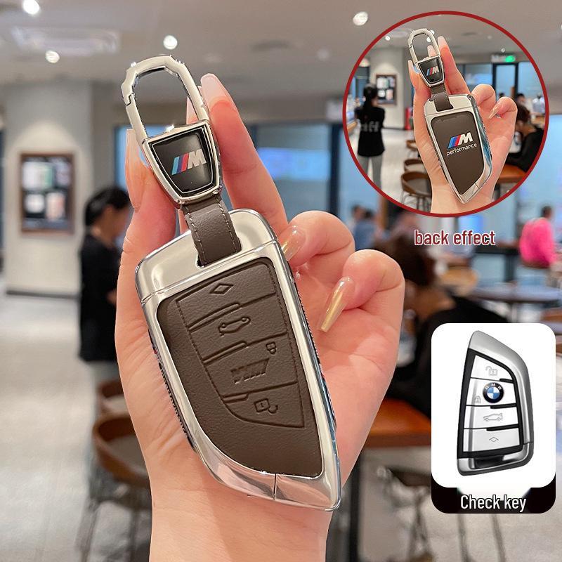 BMW Schlüsseletui für Modelle der 3er, 5er, 6er Serie & X1, X3, X5, X7 – Neue Klinge 530 & 320li Schale mit ix3 Schnalle