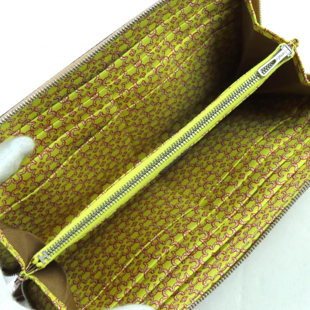 Hermes Geldbörse Azap lang Seide in Round Zip Long Wallet Epsom Leder Damen Gebraucht