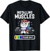 Funny Cute Unicorn Workout Gym Fitness Weightlifting Gift Unisex T-Shirt
