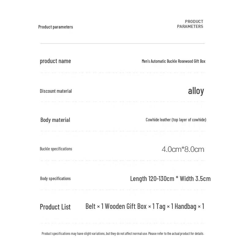 Septwolves Men's Automatic Buckle Leather Belt