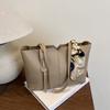 Large capacity bag new trendy niche casual tote bag simple shoulder bag handbag women