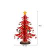 Wooden Material Christmas Tree Ornament Stereo Structure Christmas Decoration  Home