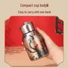 Compact Trendy Insulated Cup with Pull Ring - Convenient, Pocket-Friendly, and Stylish for Students On-the-Go