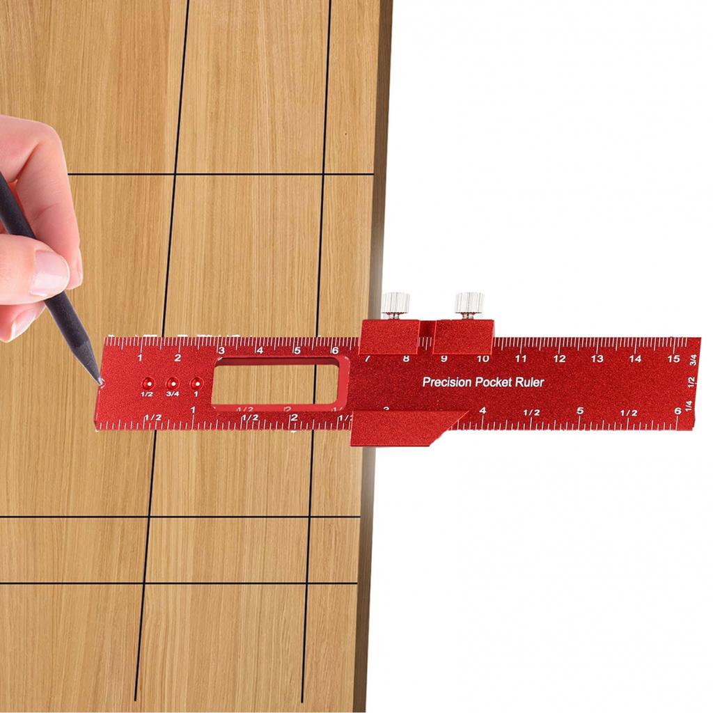 Gauge Scoring Ruler Woodworking Scriber Measuring Scribing
