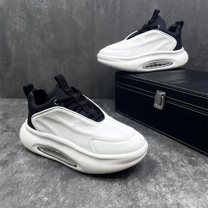 2024 New Fashionable and Comfortable Soft soled Sneakers Spring and Autumn Trendy Thick soled Youth Casual Shoes sneakers men