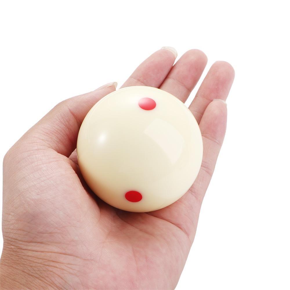 Standard Pool Billiard Accessories 57.2mm 6 Dots 2 1/4" Red Cue Ball Billiard Ball Billiard Cue Ball Training Cue Ball
