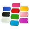 Professional 100Pcs Dog Tag Military Pet Id Tags Aluminum Name Pendant Blank Dog Tags Personalized Customized Dog Tag