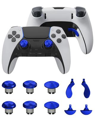 Metal Thumbsticks for PS5 Edge Metallic Back Paddle Trigger Button Replacement Accessory Parts for PS5 DualSense Analog Controller, Joystick,