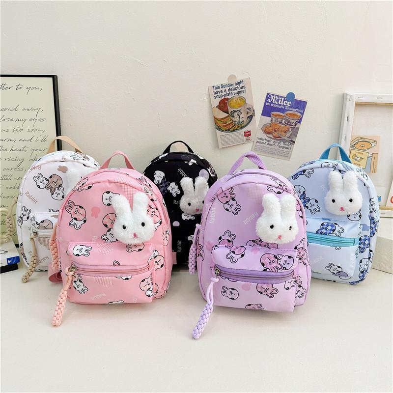 Fashionable Cartoon Toddler Backpack Lightweight Oxford Cloth For School