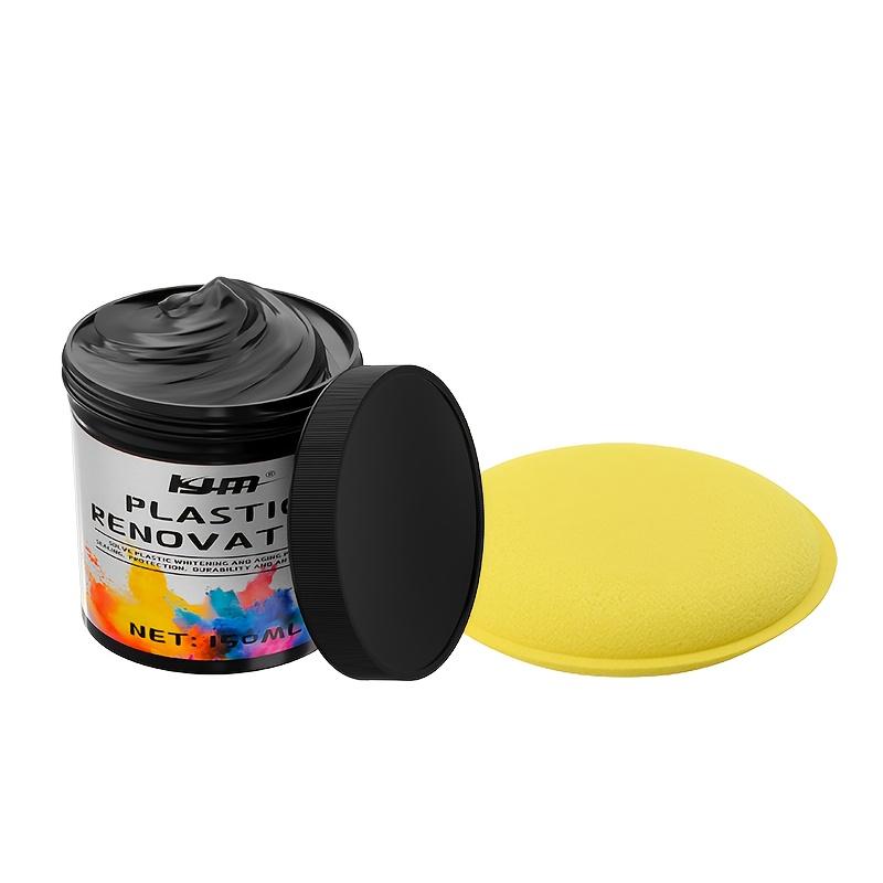 

Car plastic component maintenance wax - Surface restoration polishing wax, suitable for car plastic parts and tires чёрный
