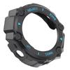 Plastic Protector Cover Case for     Watch   Bumper Protective   Frame(Black    White Word )