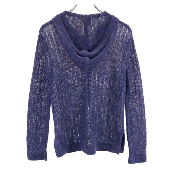 Tory Burch Leinen Langarm Strick Parker XS Marineblau System Damen Gebraucht