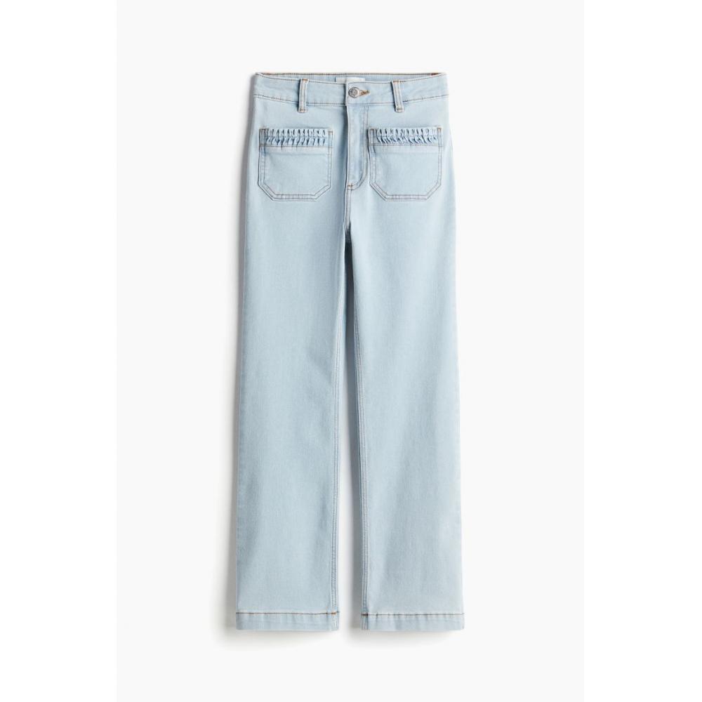 

Укороченные джинсы HM светло-синего цвета