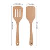 2PCS Large Size Wooden Spoons 12in Pancake Flipper Cooking Utensils Wooden Spatulas  Kitchen
