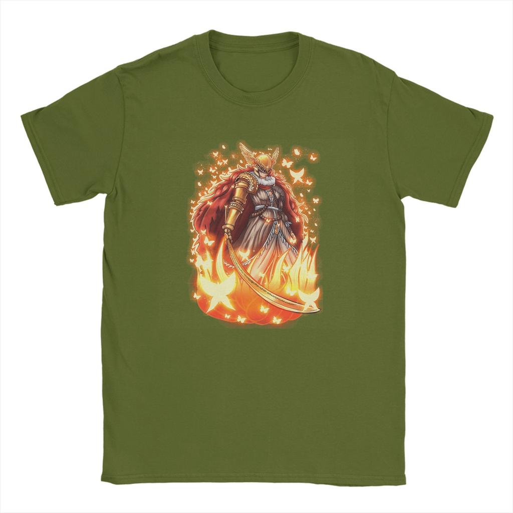 Malenia Blade Of Miquella T Shirt Beach  Trending T Shirts Men's Cotton O Neck 4XL 5XL 6XL Clothes Short Sleeve Y2K Basic Tops