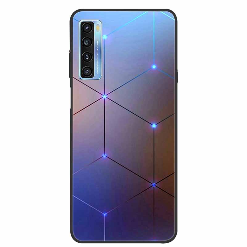 For TCL 20L Case Cute Painted Soft Silicone Back Cover for TCL 20L+ Plus T775H Phone Cases TPU Bumper For TCL 20S 20 L T774H